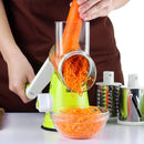 Ralador, Fatiador e Cortador Manual Multiuso 3 em 1