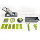 Cortador Nicer 13 em 1 – Sua Cozinha Mais Rápida, Segura e Organizada!