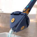 Mop De Limpeza Triângulo Ajustável Giratório 360° Esfregão Premium