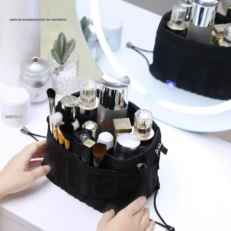 Saco Bolsa Organizadora De Maquiagem Necessarie Com Cordão