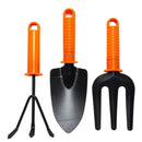Kit 3 Peças para Jardim com Pá, Garfo e Enxada, Perfeito para Cuidar de Suas Plantas
