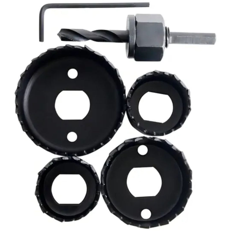 Serra Copo 6 Peças Aço Carbono 32 a 54mm – Bestfer -  Precisão e Versatilidade em Cada Corte!