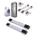 Suporte Geladeira Fogao Maquina De Lavar Base Carrinho Rodinhas Ajustavel