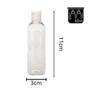 Kit 4 Frascos Para Viagem Shampoo Creme Sabonete 60ml