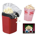 Pipoqueira Elétrica Vermelha Sem Óleo Saudável 110V 1200W Ar Quente Totalmente Automática