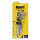 Jogo Chave Torx Torque Cromo Vanadio 9 Peças T10-t50