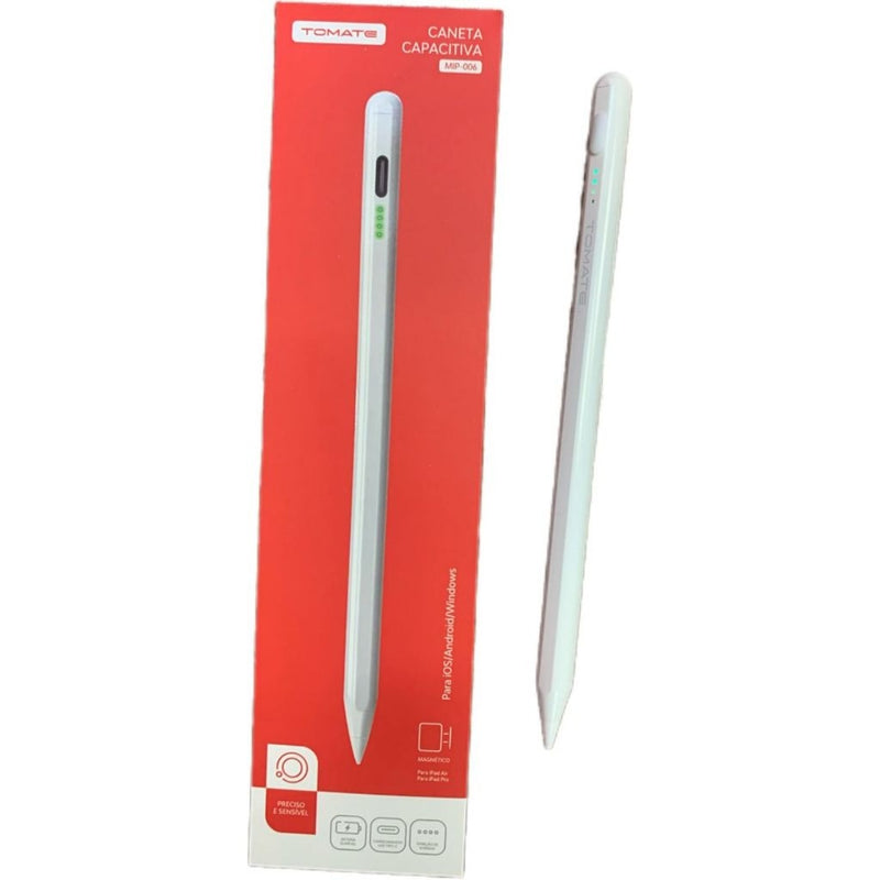 Caneta touch de ponta fina stylus de alta precisão universal recarregável
