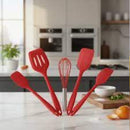 Kit Utensílios de Cozinha em Silicone 5 Peças – Praticidade e Estilo no Dia a Dia