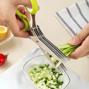 Tesoura  5 Lâminas – Corte Inteligente para Cozinhas Práticas!