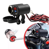 Tomada USB Para Moto Carregador Celular + Acendedor