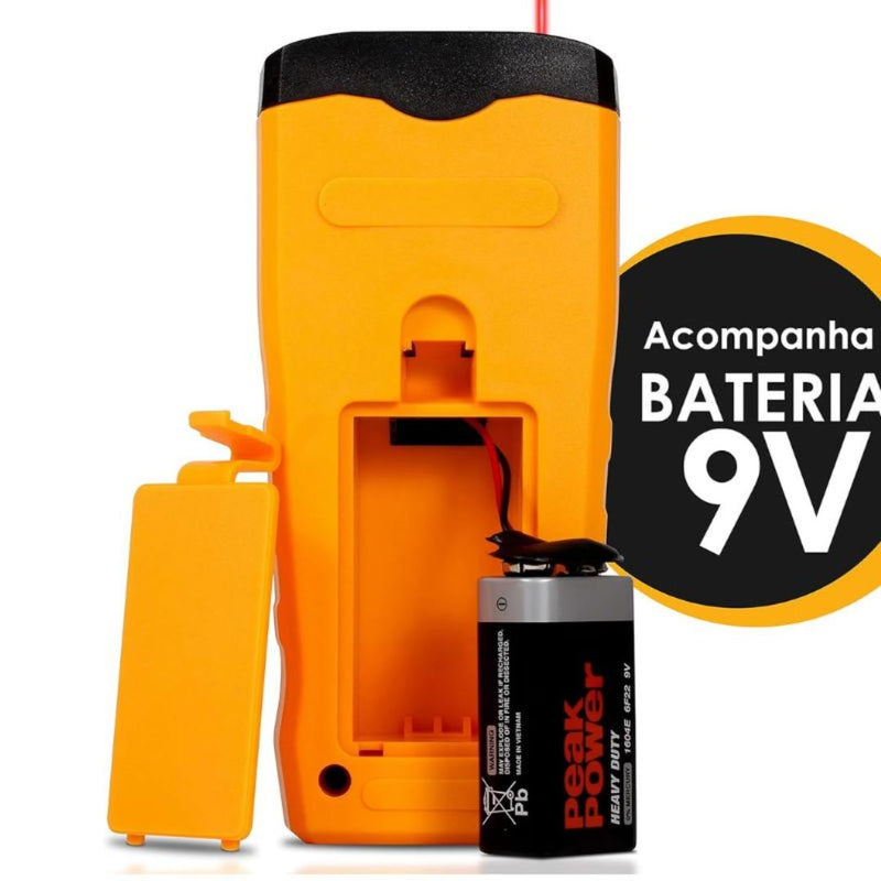 Trena Digital de Alta Precisão com Nível Bolha 18M - Laser