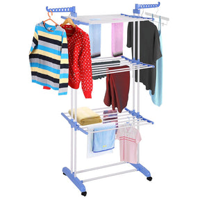Varal De Roupas Dobrável 3 Andares Portátil – Organização e Praticidade