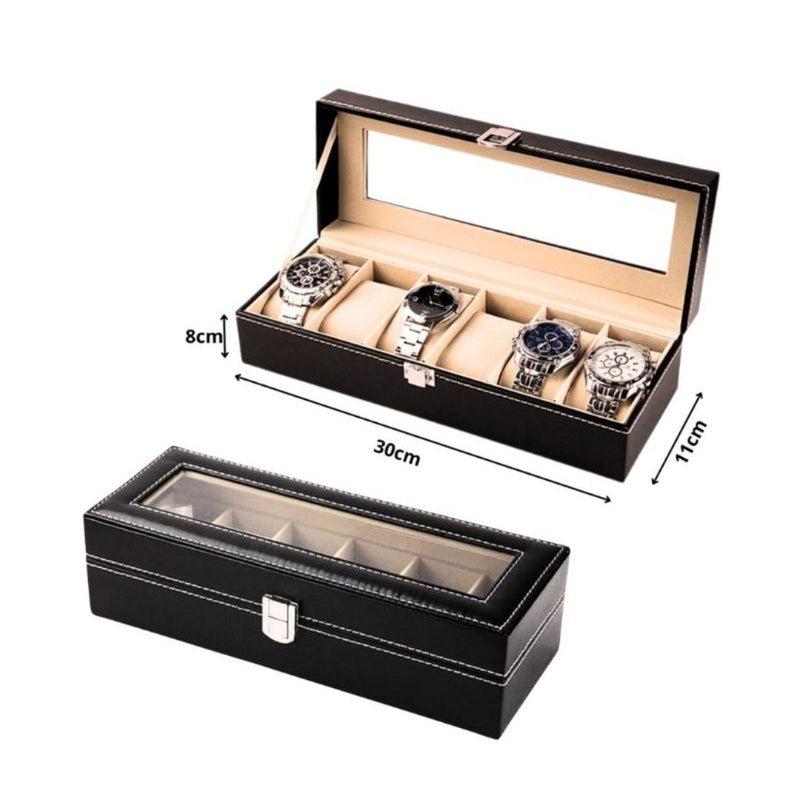 Caixa Luxo Organizer – Organização e Elegância Para Seus Relógios Favoritos