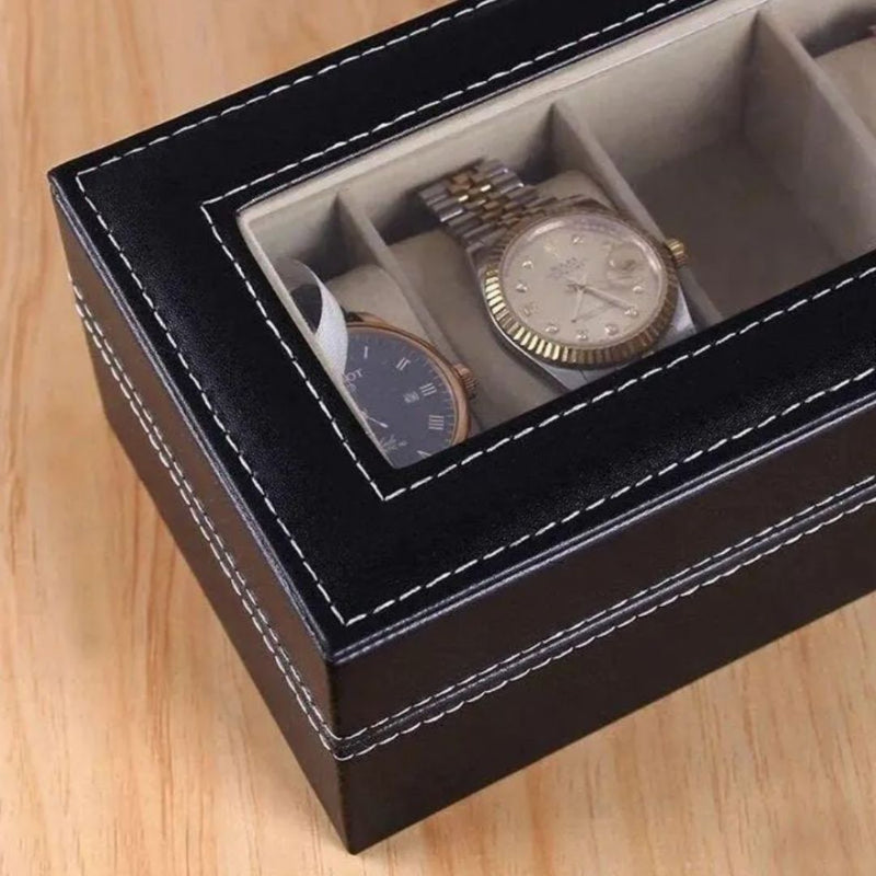 Caixa Luxo Organizer – Organização e Elegância Para Seus Relógios Favoritos